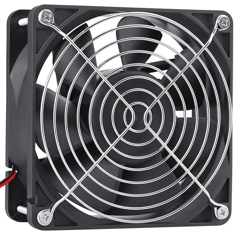 GDSTIME Dual Ball Bearings 1238 Cooling Fan, 120mm x 38mm 24V DC 125CFM Brushless Cooler Fan - Image 4